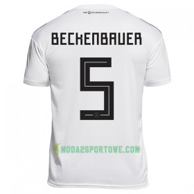 Koszulka Niemcy Beckenbauer 5 Mistrzostwa Świata 2018 Domowe Stroje Piłkarskie